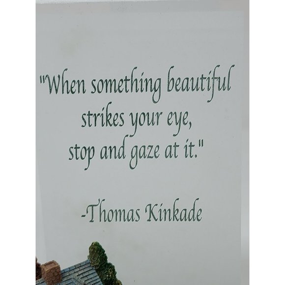 Our America Thomas Kinkade Candle Plaque The End Of A Perfect Day #28019 - Picture 13 of 13